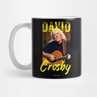 David Crosby vintage graphic design artwork Mug